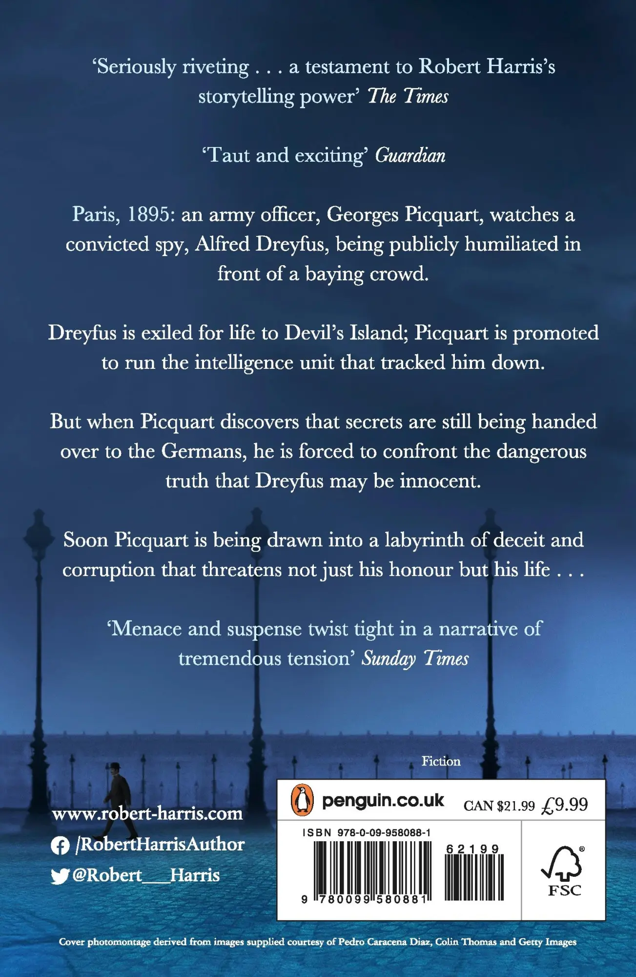 Rückseite: 9780099580881 | An Officer and a Spy | Robert Harris | Taschenbuch | 624 S. | Englisch
