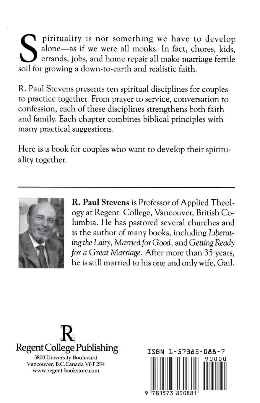 Rückseite: 9781573830881 | Marriage Spirituality | Ten Disciplines for Couples Who Love God