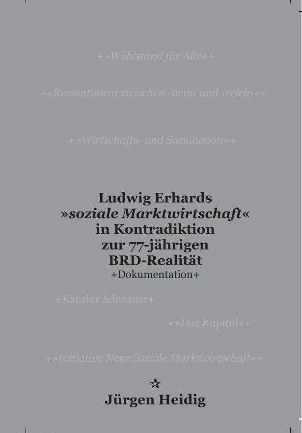 Cover: 9783000860881 | Ludwig Erhards 'soziale Marktwirtschaft' in Kontradiktion zur...
