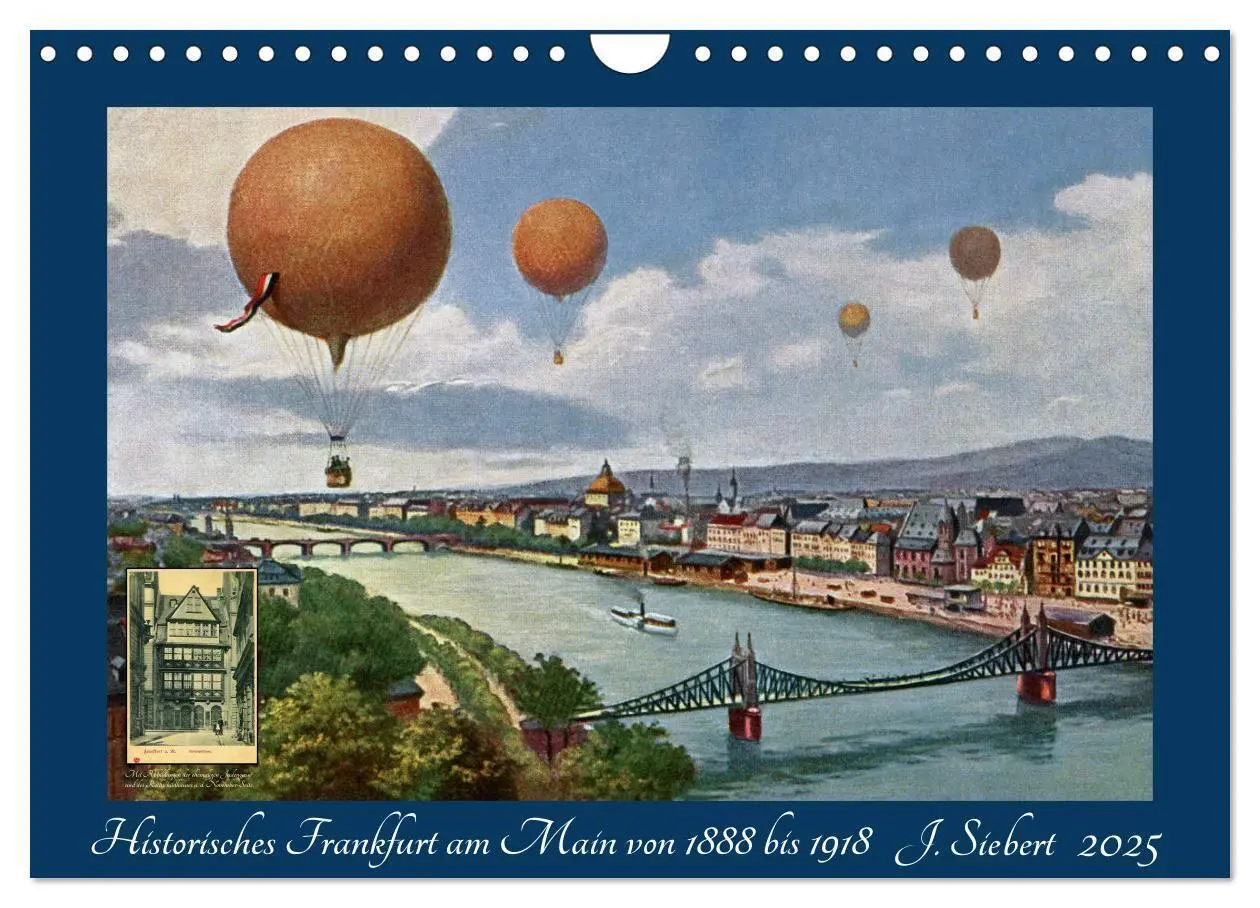 Cover: 9783435260881 | Historisches Frankfurt am Main von 1888 bis 1918 (Wandkalender 2025...