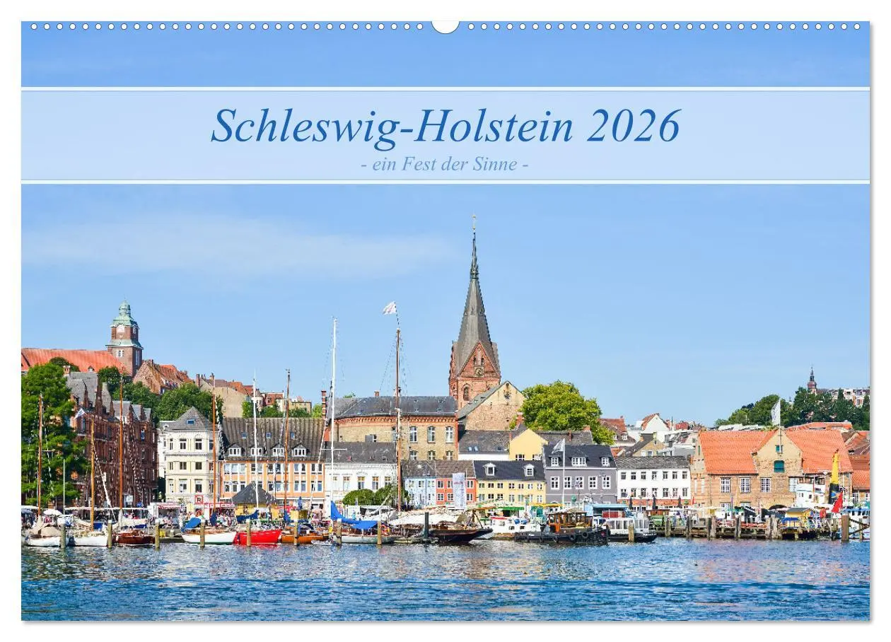 Cover: 9783457590881 | Schleswig-Holstein, ein Fest der Sinne (Wandkalender 2026 DIN A2...