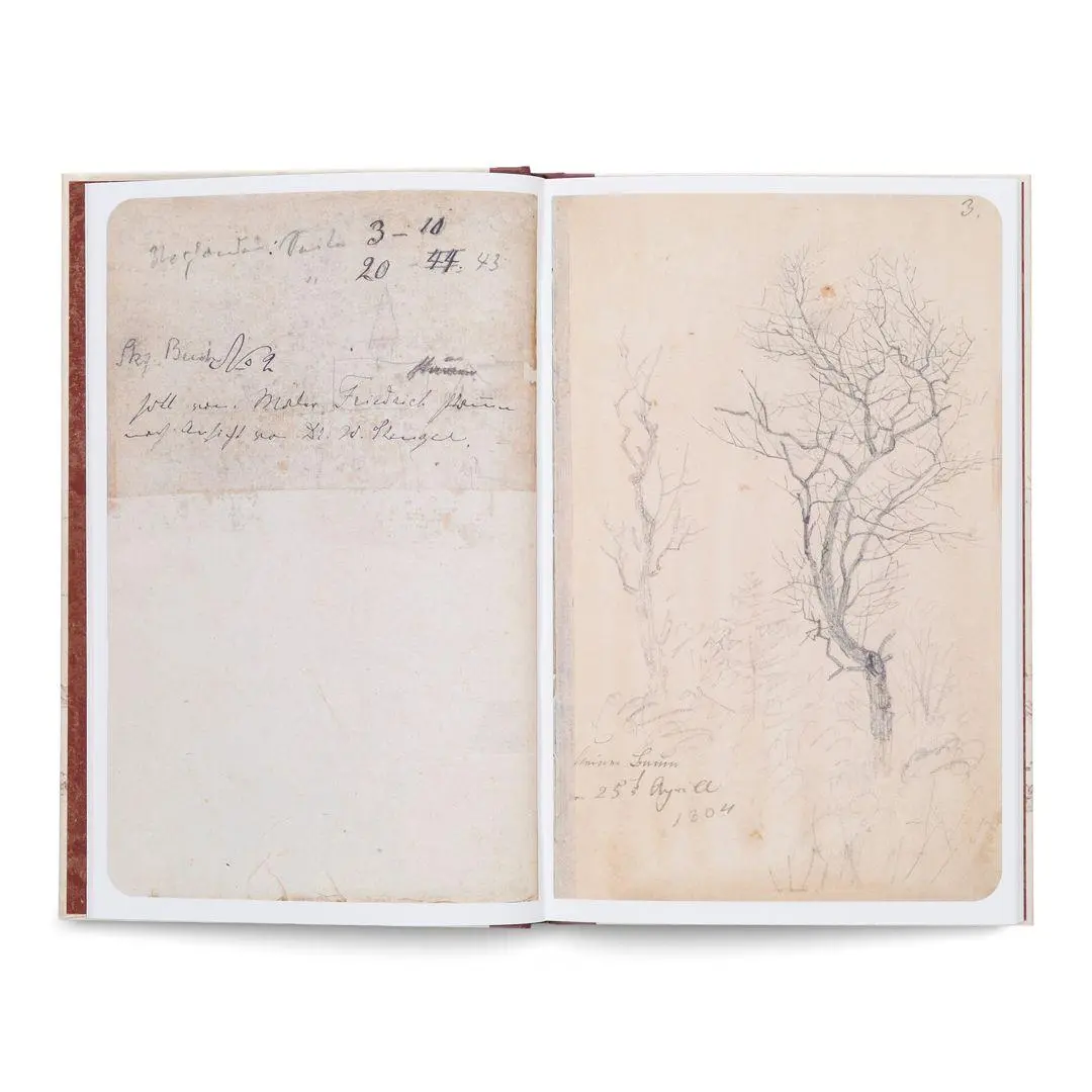 Bild: 9783775760881 | Caspar David Friedrich - Das Karlsruher Skizzenbuch (Kompaktausgabe)