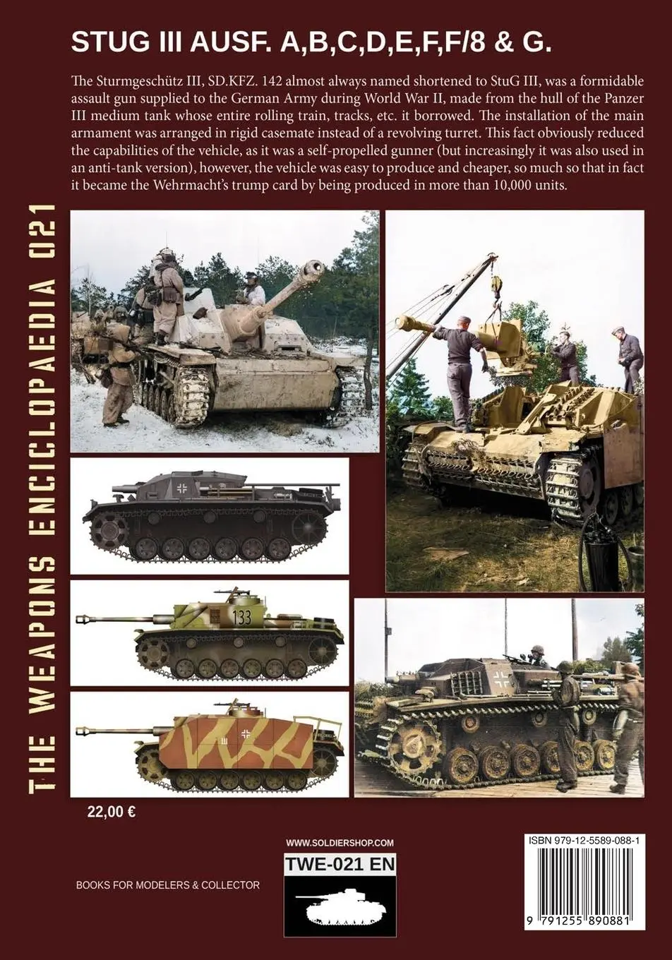 Rückseite: 9791255890881 | Stug III Sd.Kfz. 142 | Luca Stefano Cristini | Taschenbuch | Englisch