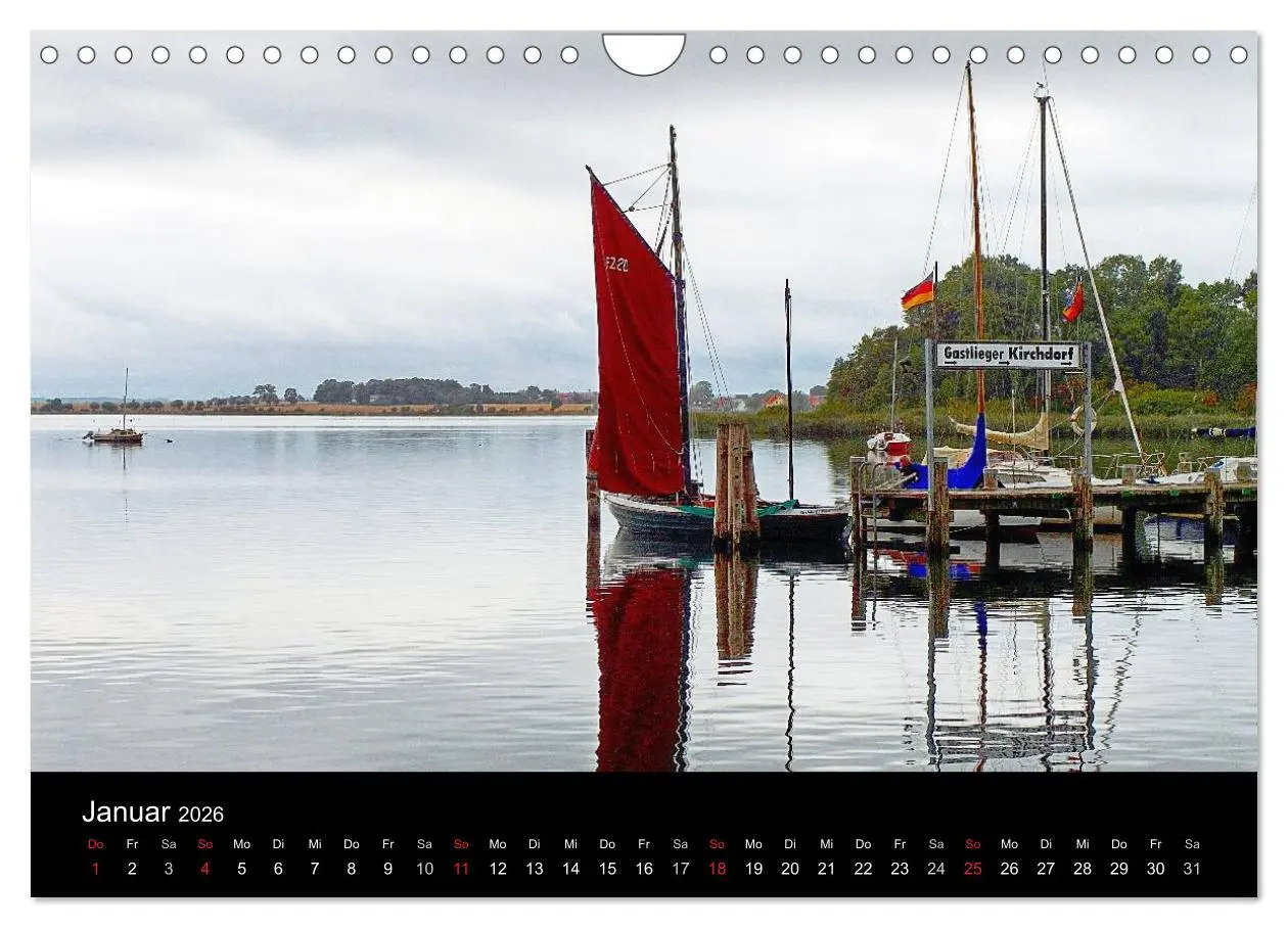 Bild: 9783457960981 | Zeit für... die Insel Poel (Wandkalender 2026 DIN A4 quer),...