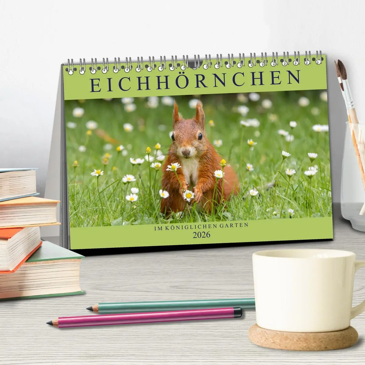 Bild: 9783516120981 | Eichhörnchen im Königlichen Garten (Tischkalender 2026 DIN A5...
