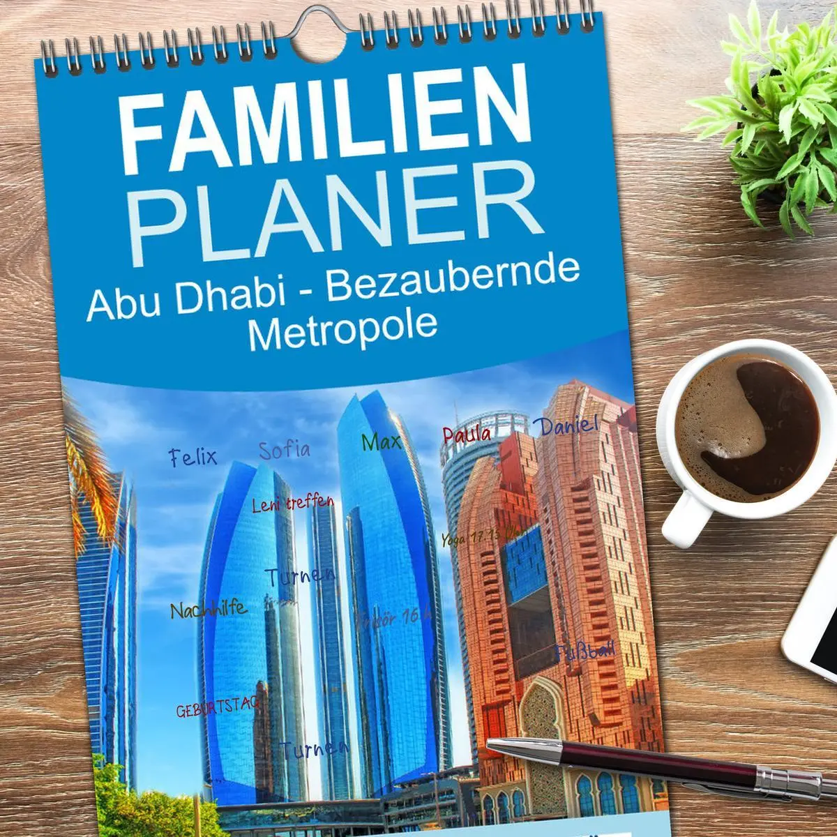 Bild: 9783516500981 | Familienplaner 2026 - Abu Dhabi - Bezaubernde Metropole mit 5...