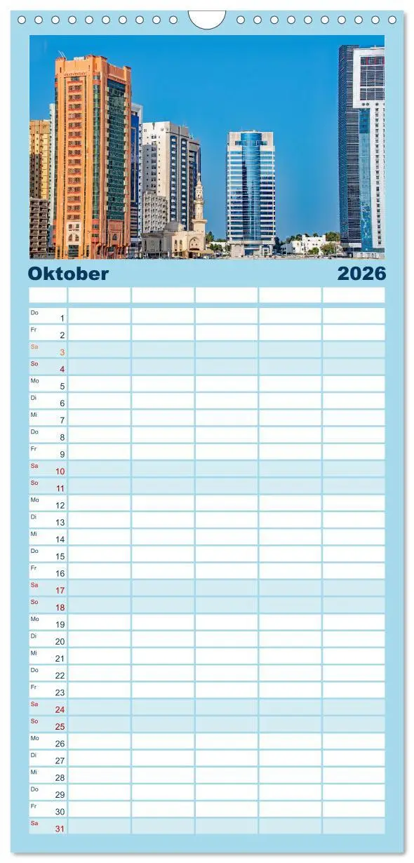 Bild: 9783516500981 | Familienplaner 2026 - Abu Dhabi - Bezaubernde Metropole mit 5...