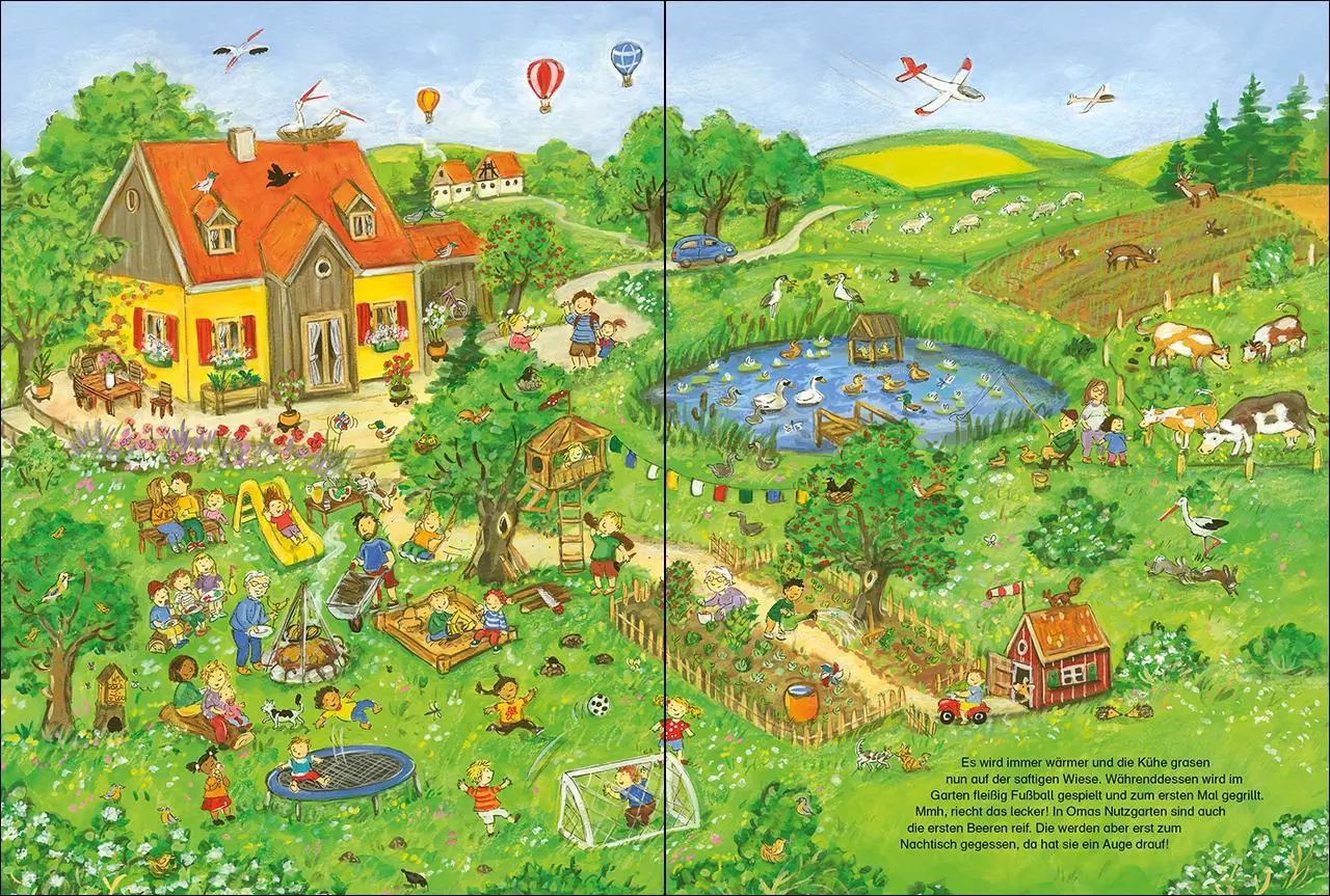 Bild: 9783743210981 | Mein großes buntes Natur-Wimmelbuch (Sammelband) | Loewe Naturkind