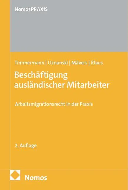 Cover: 9783756010981 | Beschäftigung ausländischer Mitarbeiter | Petra Timmermann (u. a.)