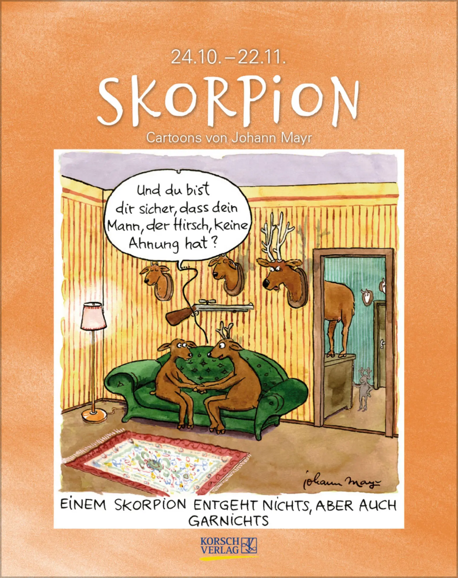 Cover: 9783819300981 | Skorpion 2027 | Verlag Korsch | Kalender | Spiralbindung | 13 S.