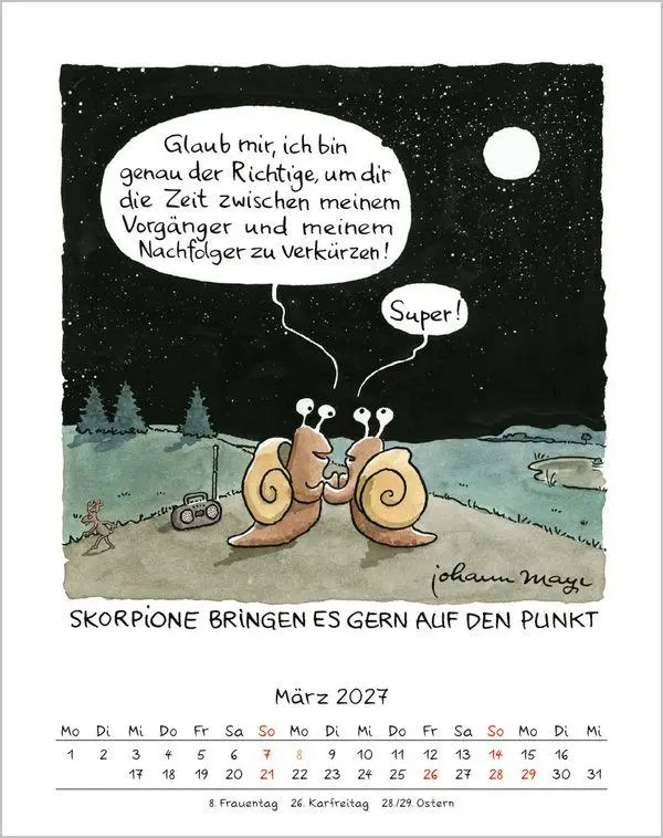 Bild: 9783819300981 | Skorpion 2027 | Verlag Korsch | Kalender | Spiralbindung | 13 S.