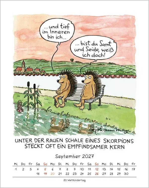 Bild: 9783819300981 | Skorpion 2027 | Verlag Korsch | Kalender | Spiralbindung | 13 S.