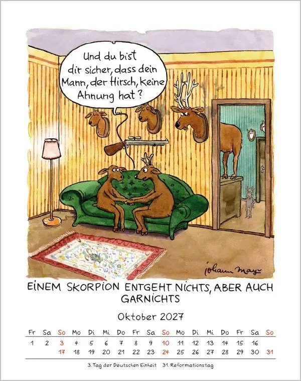Bild: 9783819300981 | Skorpion 2027 | Verlag Korsch | Kalender | Spiralbindung | 13 S.