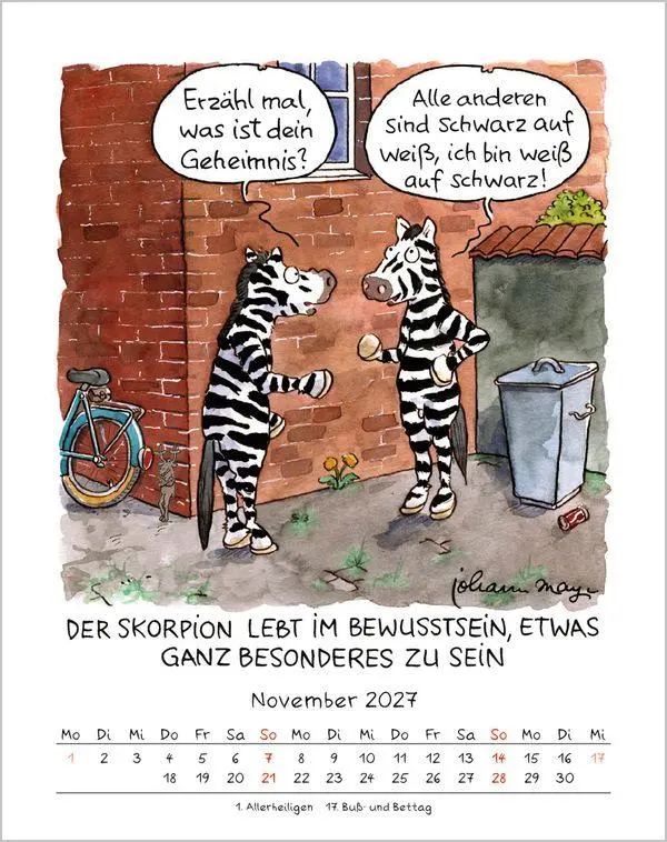 Bild: 9783819300981 | Skorpion 2027 | Verlag Korsch | Kalender | Spiralbindung | 13 S.