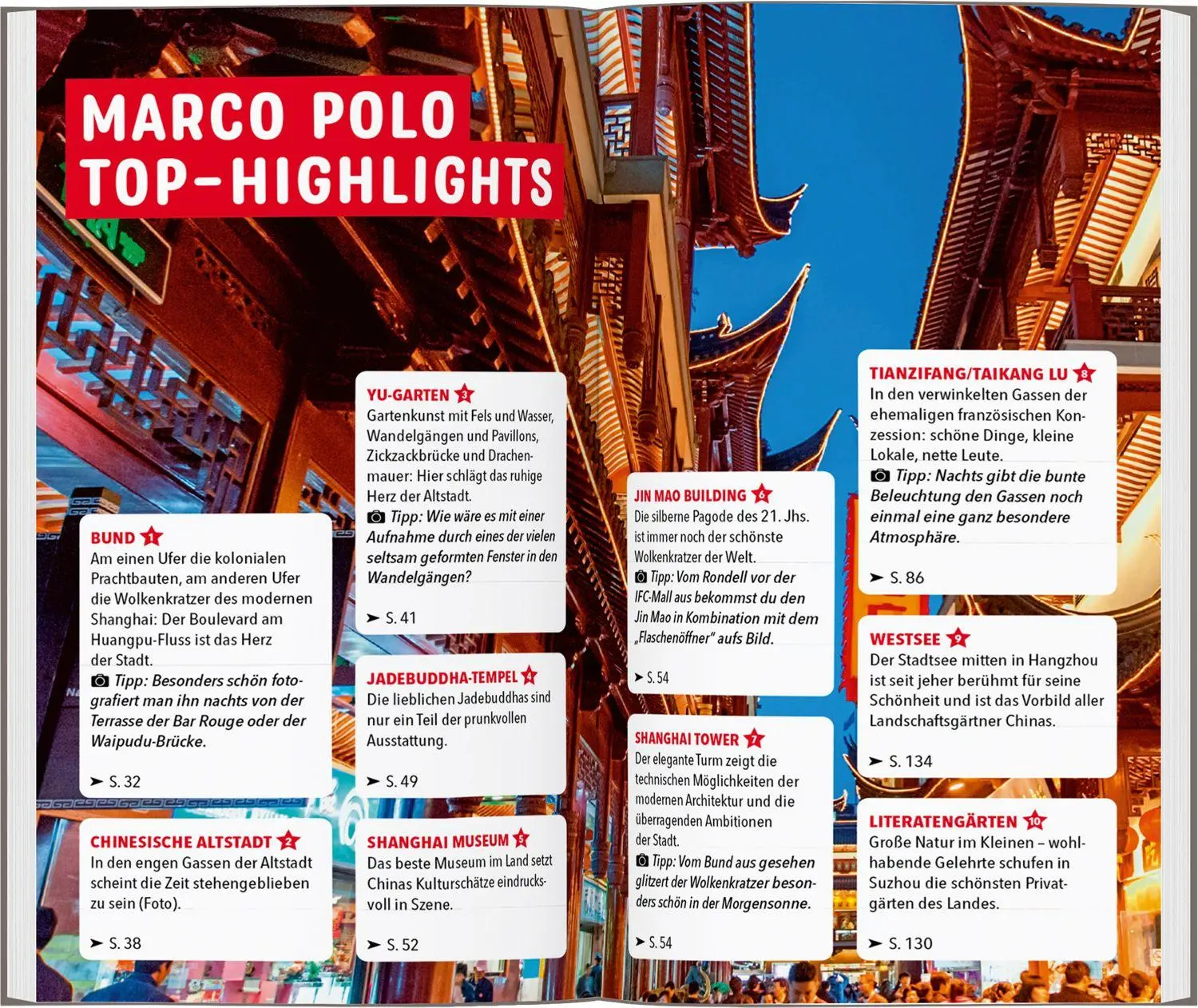 Bild: 9783829750981 | MARCO POLO Reiseführer Shanghai, Sozhou, Hangzhou | Hauser (u. a.)