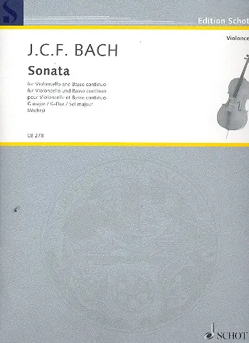 Cover: 9790001200981 | Sonata G Major | Johann Christoph Friedrich Bach | Buch | 2014