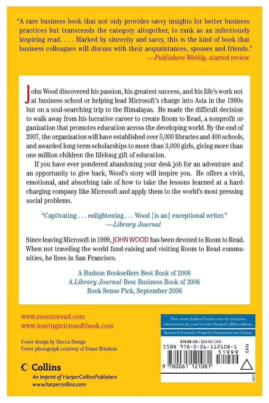 Rückseite: 9780061121081 | Leaving Microsoft to Change the World | John Wood | Taschenbuch | 2014