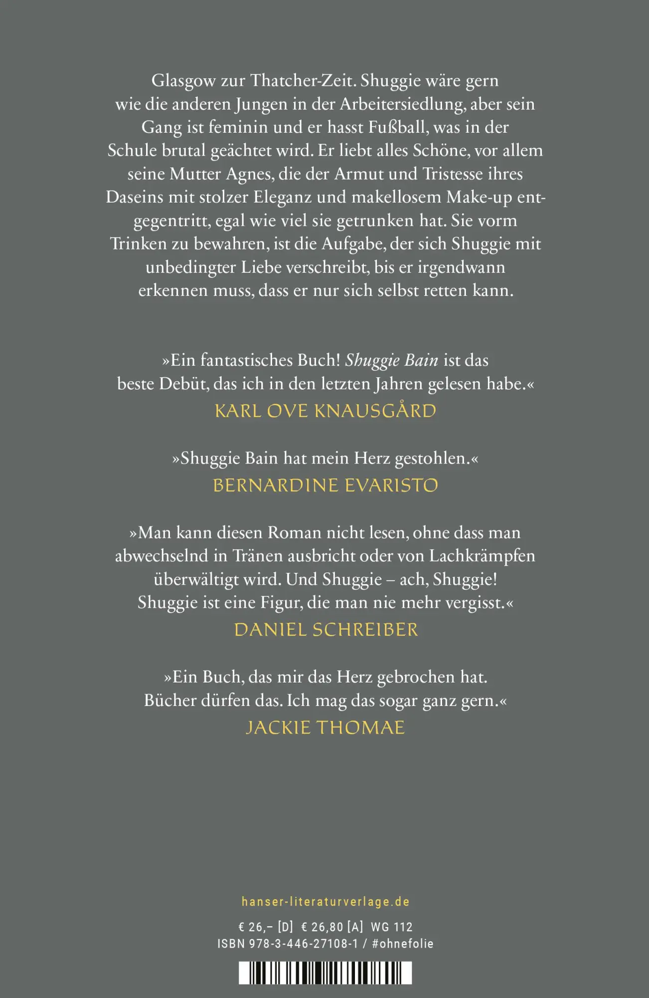 Bild: 9783446271081 | Shuggie Bain | Booker Preis 2020 | Douglas Stuart | Buch | 496 S.
