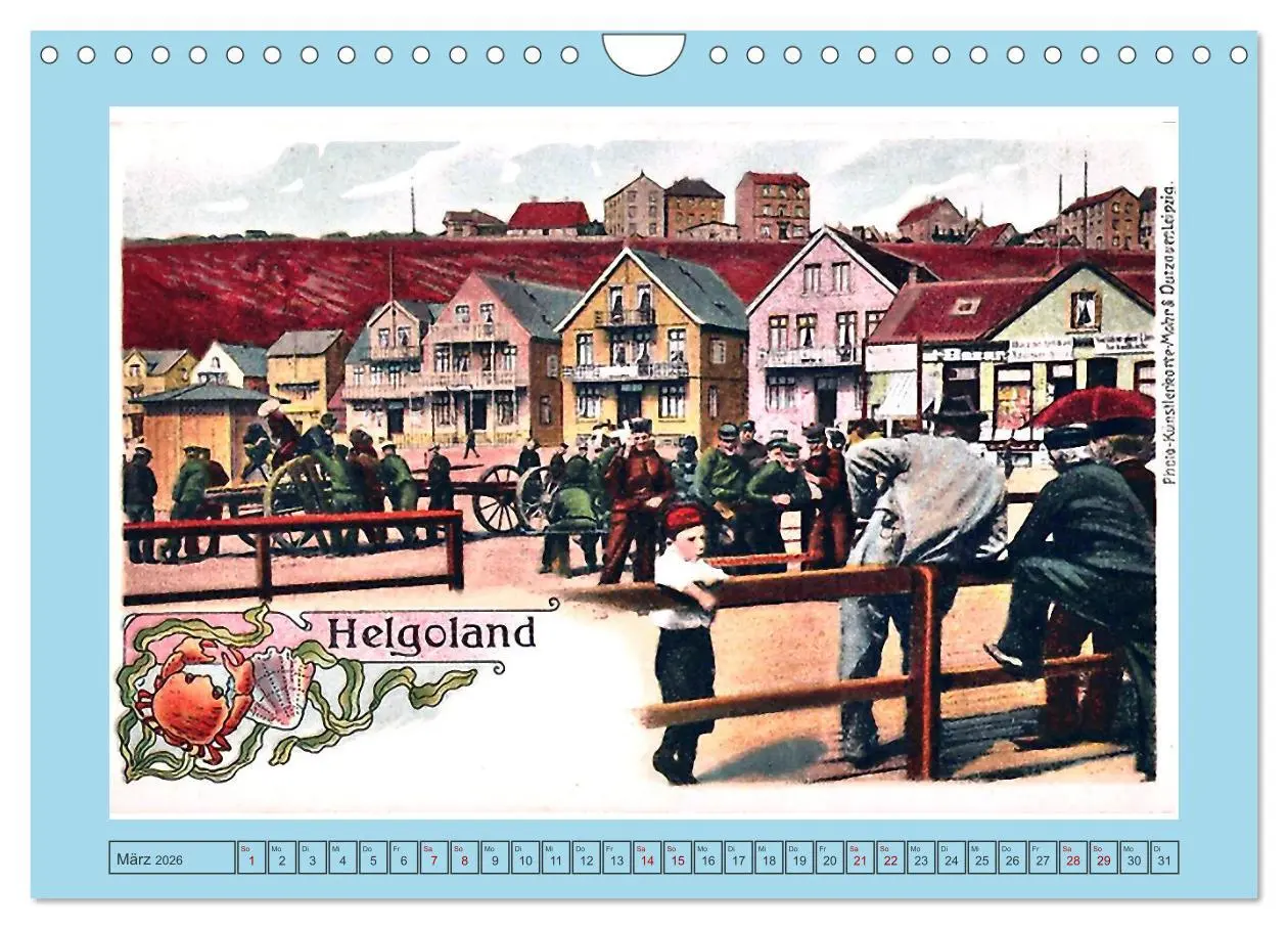 Bild: 9783457301081 | Gruß aus Helgoland (Wandkalender 2026 DIN A4 quer), CALVENDO...