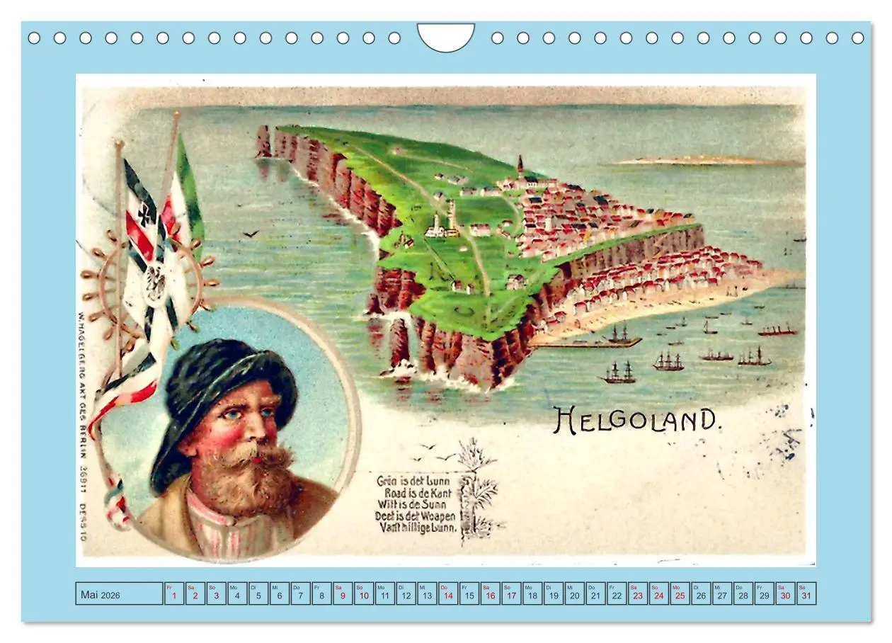 Bild: 9783457301081 | Gruß aus Helgoland (Wandkalender 2026 DIN A4 quer), CALVENDO...