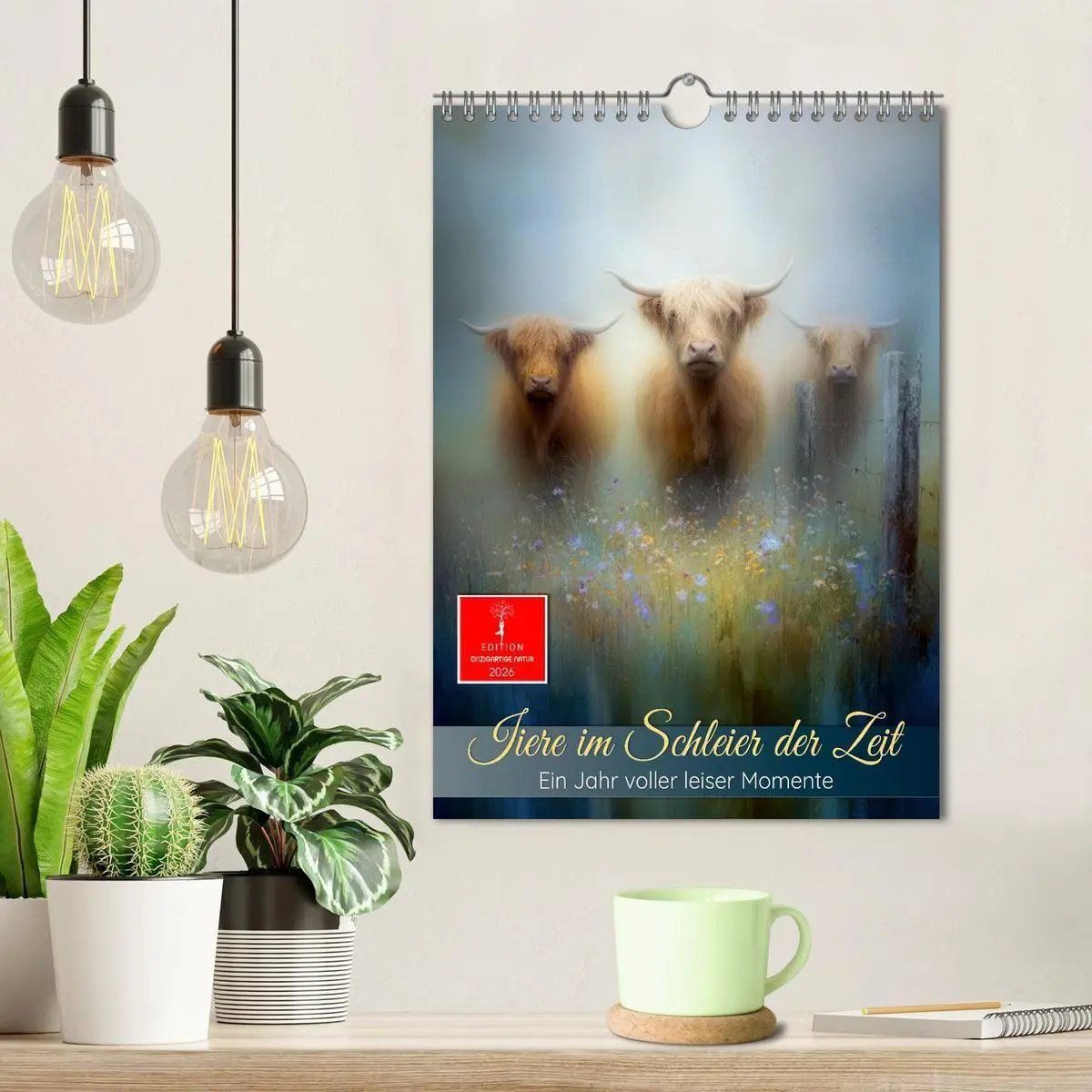 Bild: 9783516701081 | Tiere im Schleier der Zeit (Wandkalender 2026 DIN A4 hoch),...