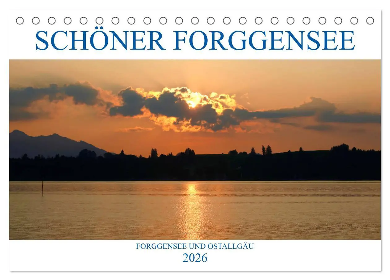Cover: 9783457771181 | Schöner Forggensee (Tischkalender 2026 DIN A5 quer), CALVENDO...