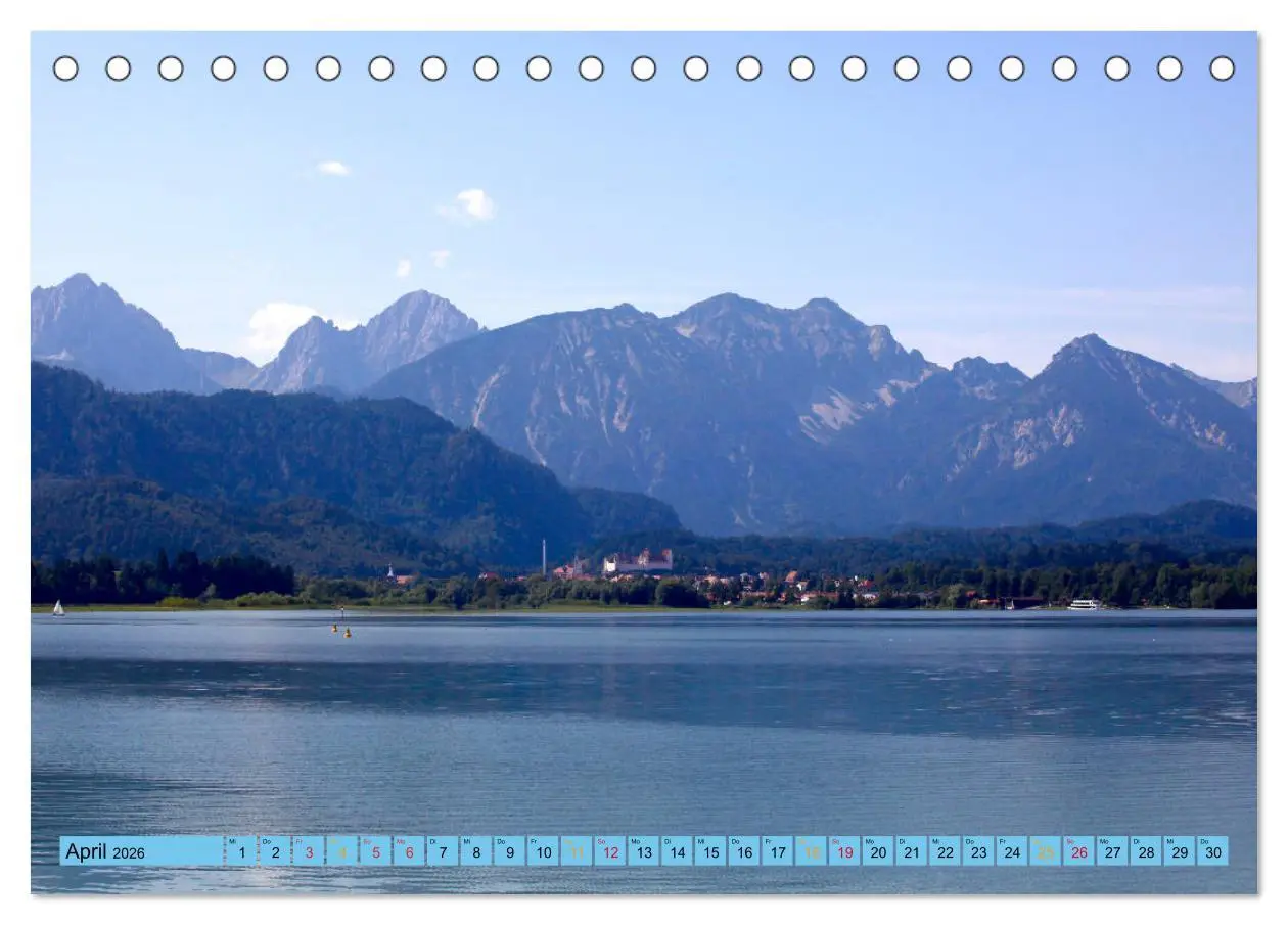Bild: 9783457771181 | Schöner Forggensee (Tischkalender 2026 DIN A5 quer), CALVENDO...