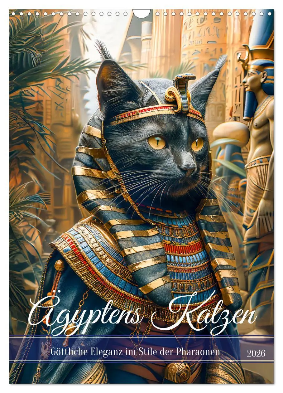 Cover: 9783516241181 | Ägyptens Katzen - Göttliche Eleganz im Stile der Pharaonen...