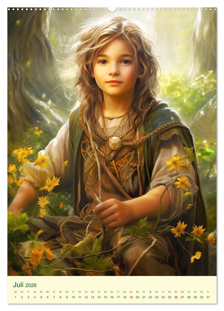 Bild: 9783516311181 | Im Zauberwald. Kleine Helden im magischen Druidenland (Wandkalender...