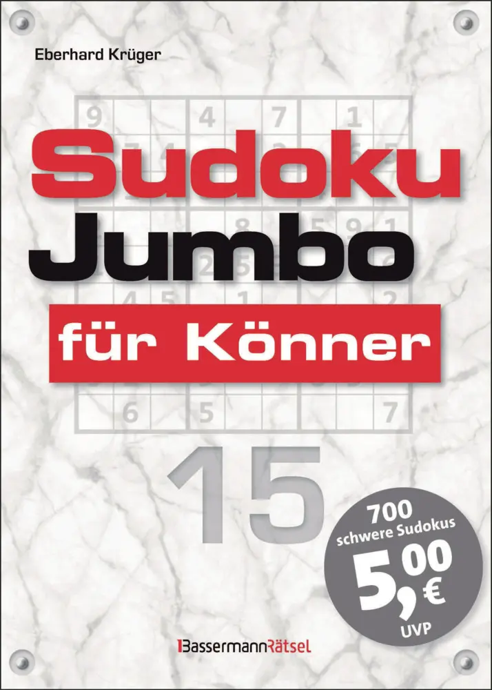 Cover: 9783809451181 | Sudokujumbo für Könner 15 | mittlerer bis hoher Schwierigkeitsgrad