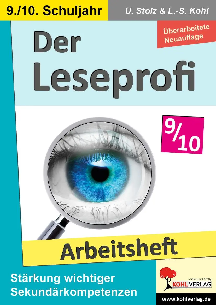 Cover: 9783988411181 | Der Leseprofi / Arbeitsheft - Fit durch Lesetraining / Klasse 9-10