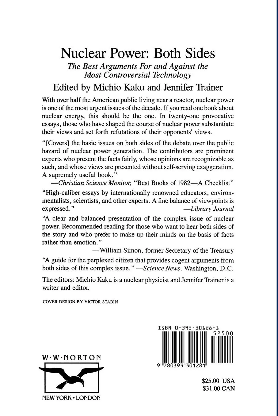 Rückseite: 9780393301281 | Nuclear Power | Michio Kaku | Taschenbuch | Einband - flex.(Paperback)