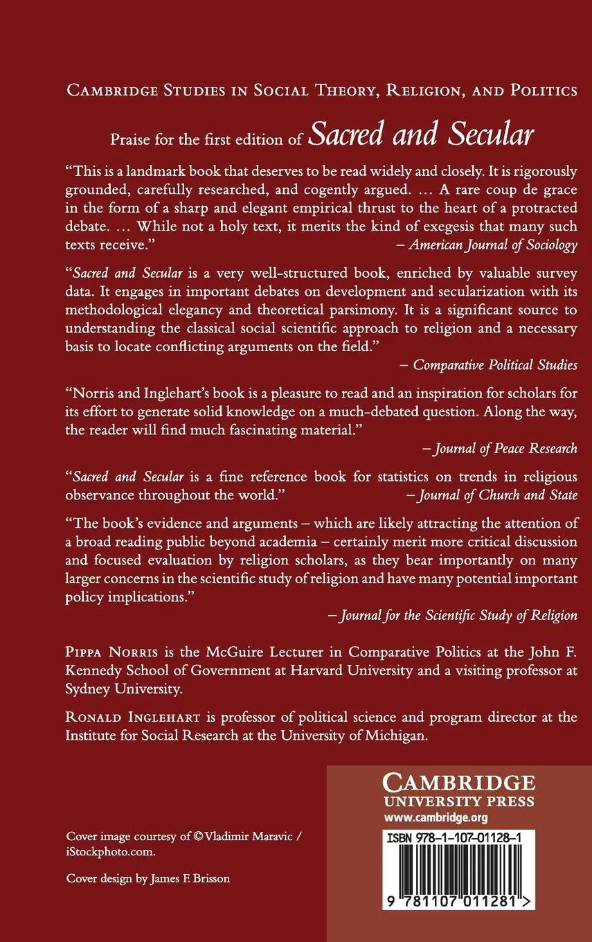 Rückseite: 9781107011281 | Sacred and Secular | Pippa Norris (u. a.) | Buch | Englisch | 2015