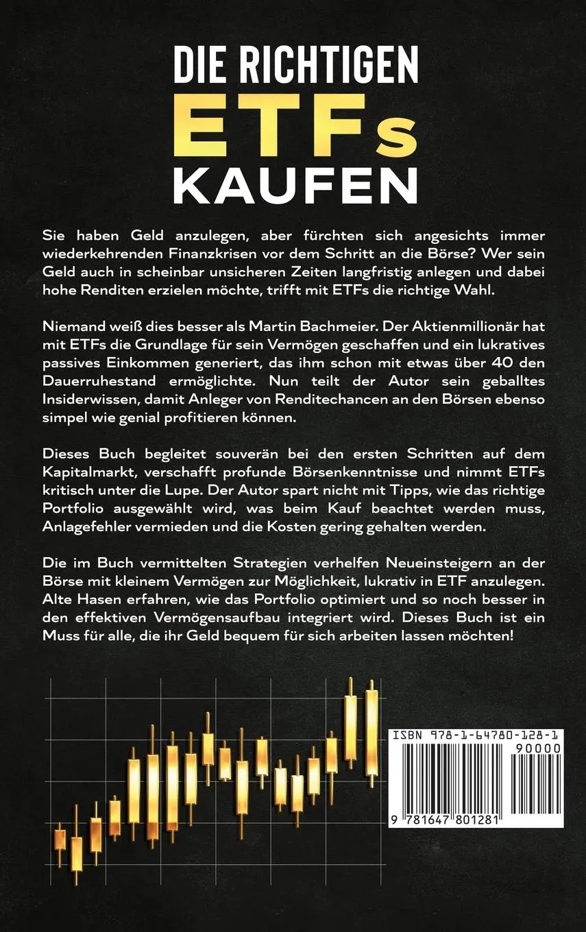 Rückseite: 9781647801281 | Die richtigen ETFs kaufen | Martin Bachmeier | Buch | 2020
