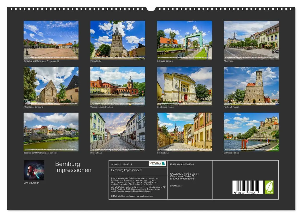 Bild: 9783457691281 | Bernburg Impressionen (hochwertiger Premium Wandkalender 2026 DIN...