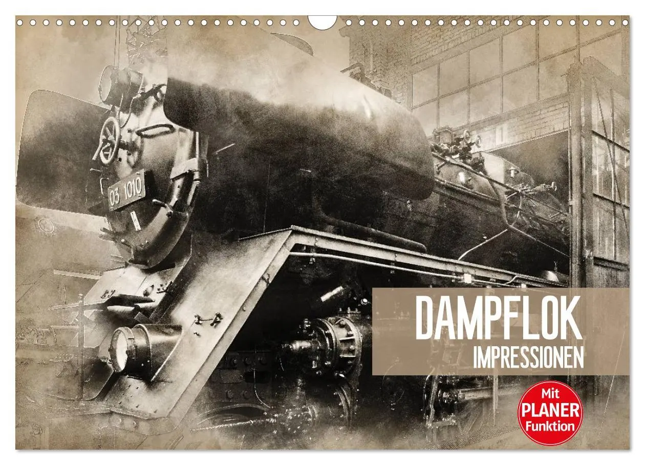 Cover: 9783457901281 | Dampflok Impressionen (Wandkalender 2026 DIN A3 quer), CALVENDO...