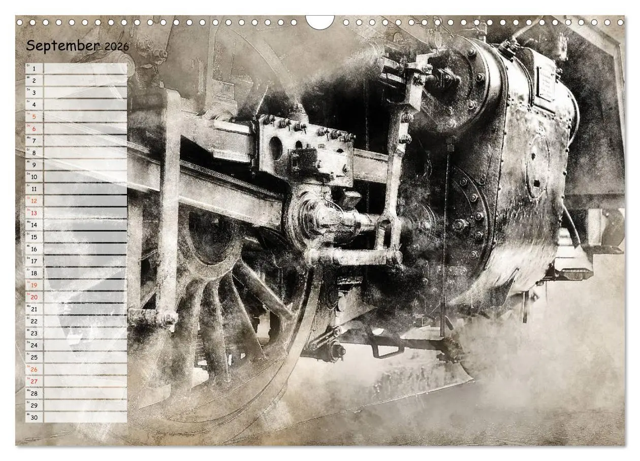 Bild: 9783457901281 | Dampflok Impressionen (Wandkalender 2026 DIN A3 quer), CALVENDO...
