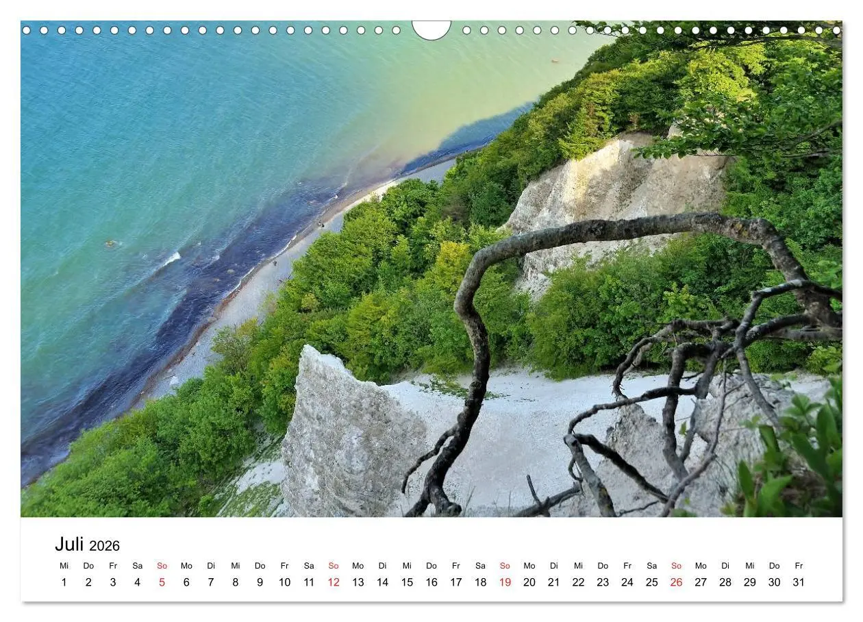 Bild: 9783516231281 | Insel Rügen (Wandkalender 2026 DIN A3 quer), CALVENDO Monatskalender