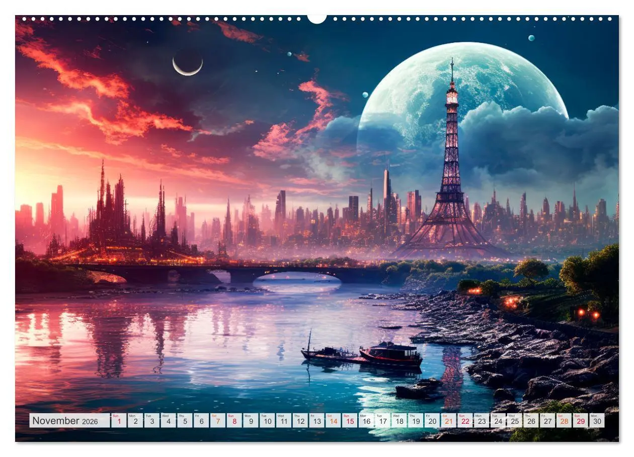 Bild: 9783516541281 | SCIENCE FICTION Life on distant planets (Wall Calendar 2026 DIN A2...