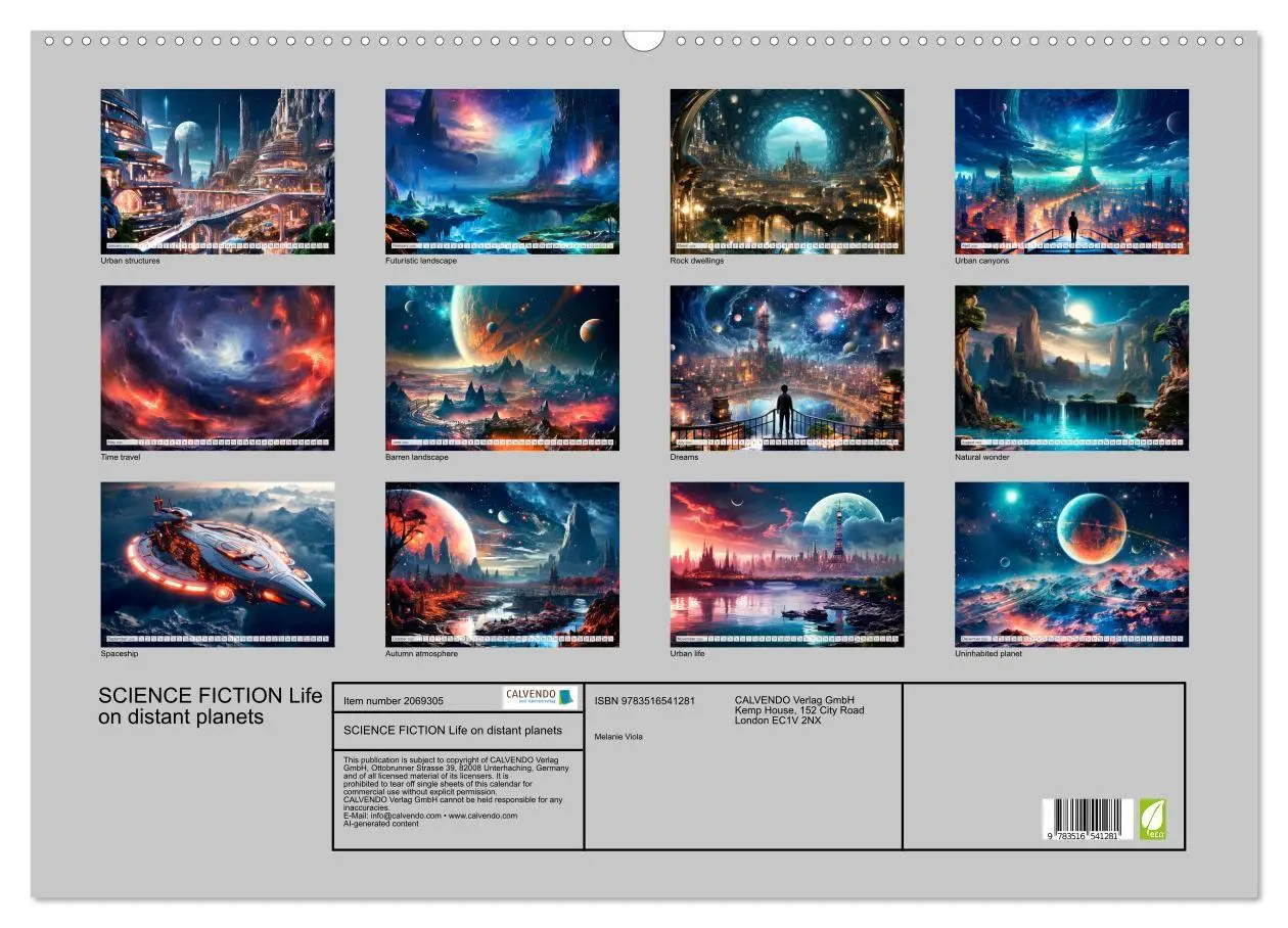 Bild: 9783516541281 | SCIENCE FICTION Life on distant planets (Wall Calendar 2026 DIN A2...