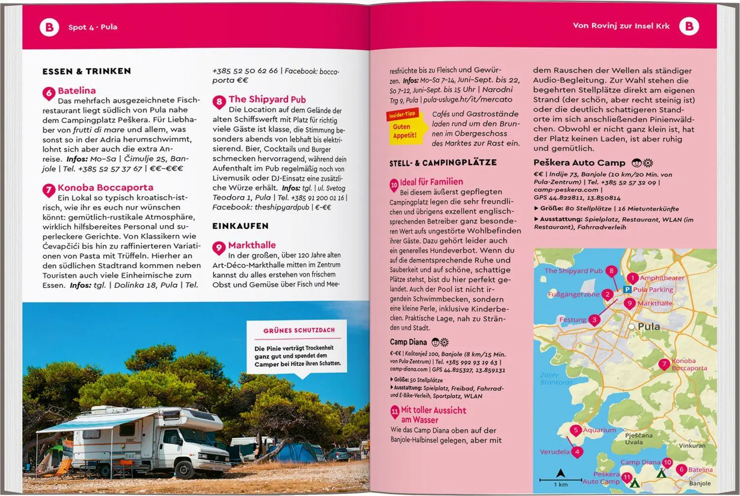 Bild: 9783575021281 | MARCO POLO Camper Guide Kroatien &amp; Montenegro | Mirko Kaupat | Buch