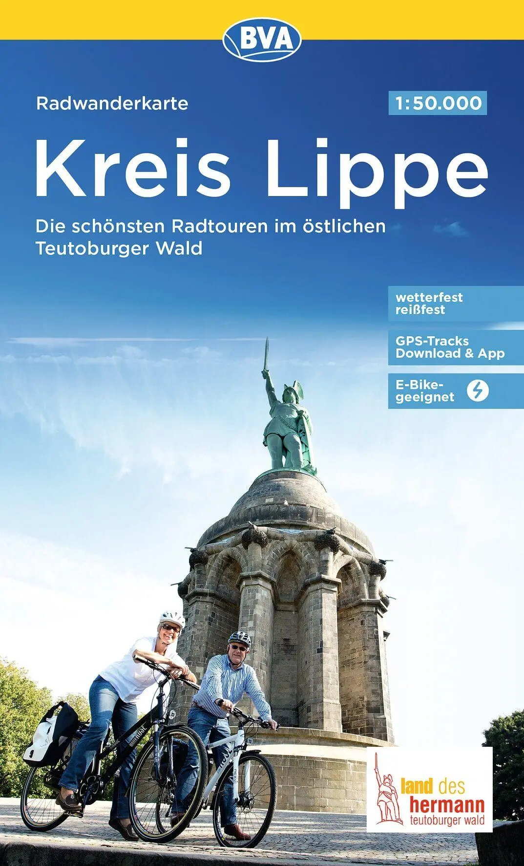 Cover: 9783969901281 | Radwanderkarte BVA Kreis Lippe Die schönsten Radtouren im östlichen...