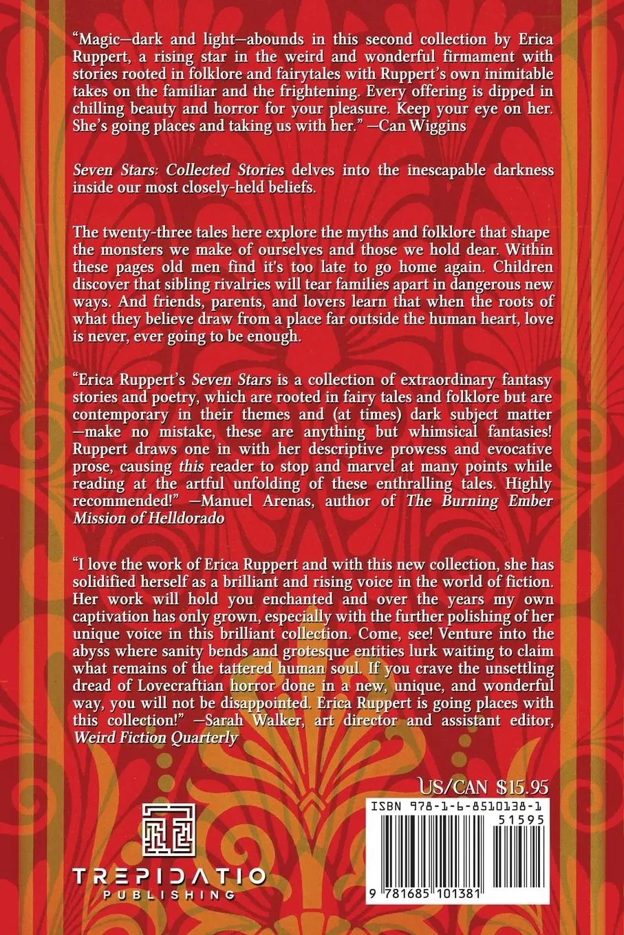 Rückseite: 9781685101381 | Seven Stars | Collected Stories | Erica Ruppert | Taschenbuch | 2024