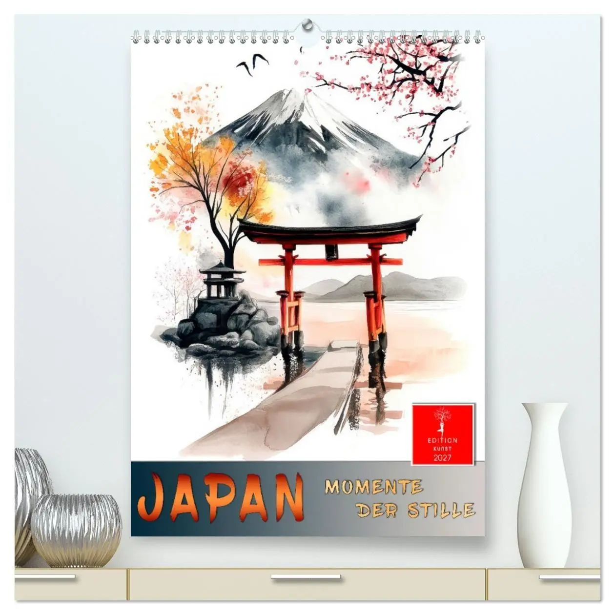 Cover: 9783569001381 | Japan - Momente der Stille (hochwertiger Premium Wandkalender 2027...