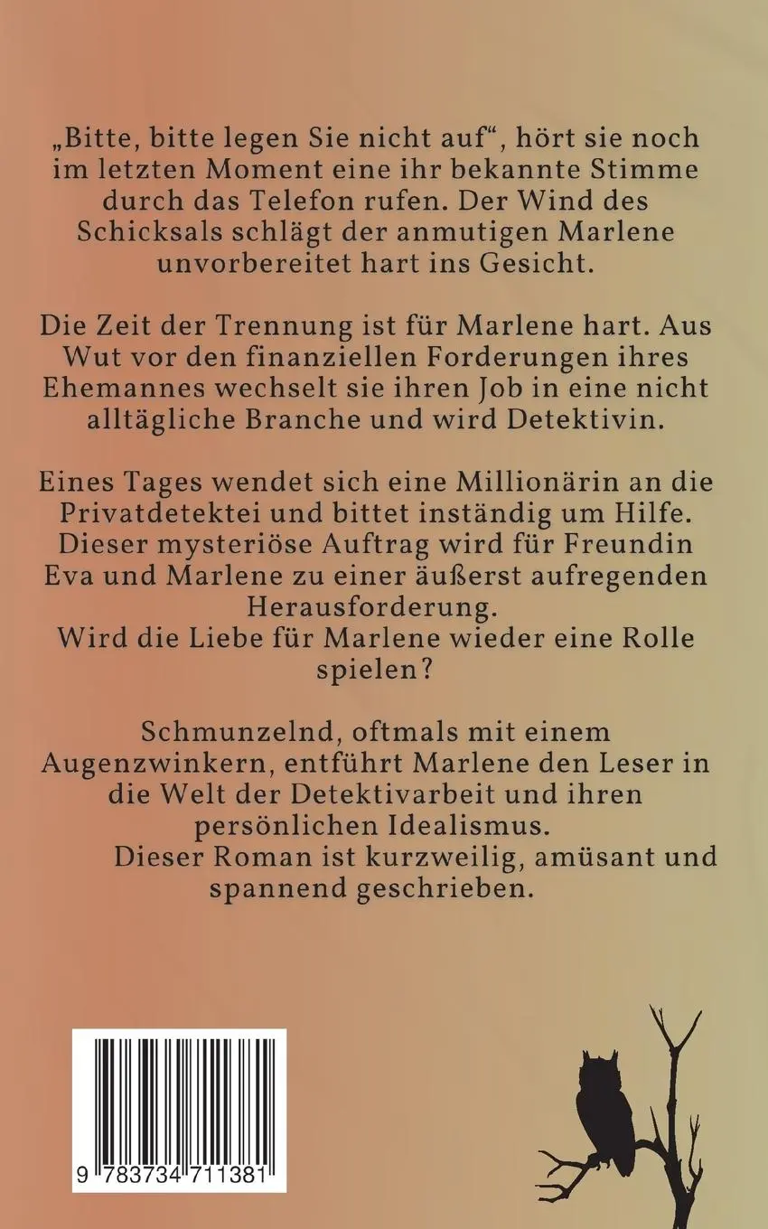 Rückseite: 9783734711381 | Der Irrtum oder Marlenes erster Auftrag | Patricia Dietrich | Buch