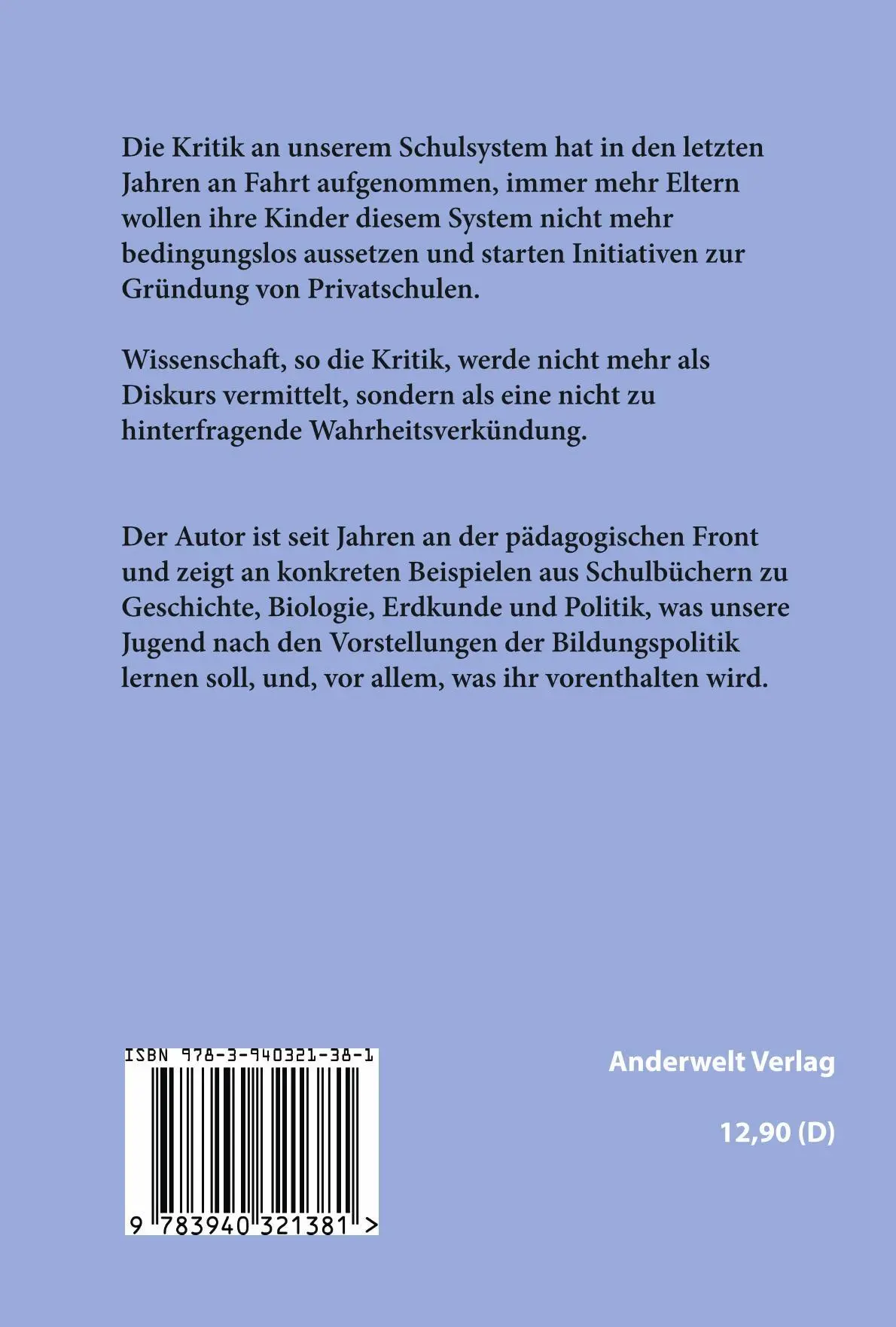 Rückseite: 9783940321381 | Mensch, lern das und frag nicht! | Hauke Arach | Taschenbuch | Deutsch