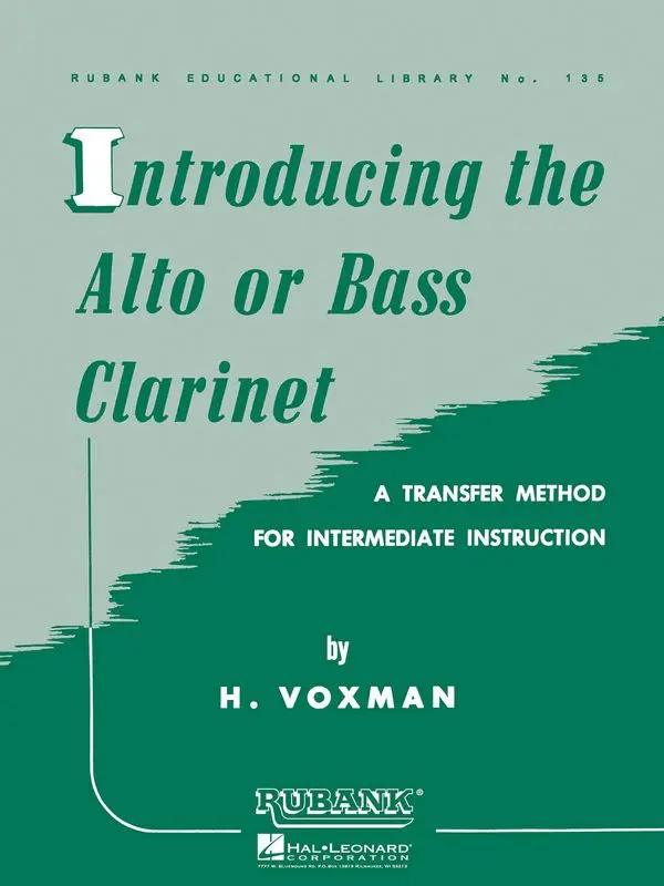Cover: 9781540001481 | Introducing the Alto or Bass Clarinet Songbook for Intermediate...