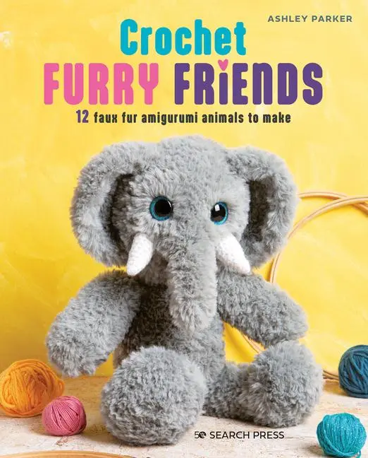 Cover: 9781800921481 | Crochet Furry Friends | 12 Faux Fur Amigurumi Animals to Make | Parker