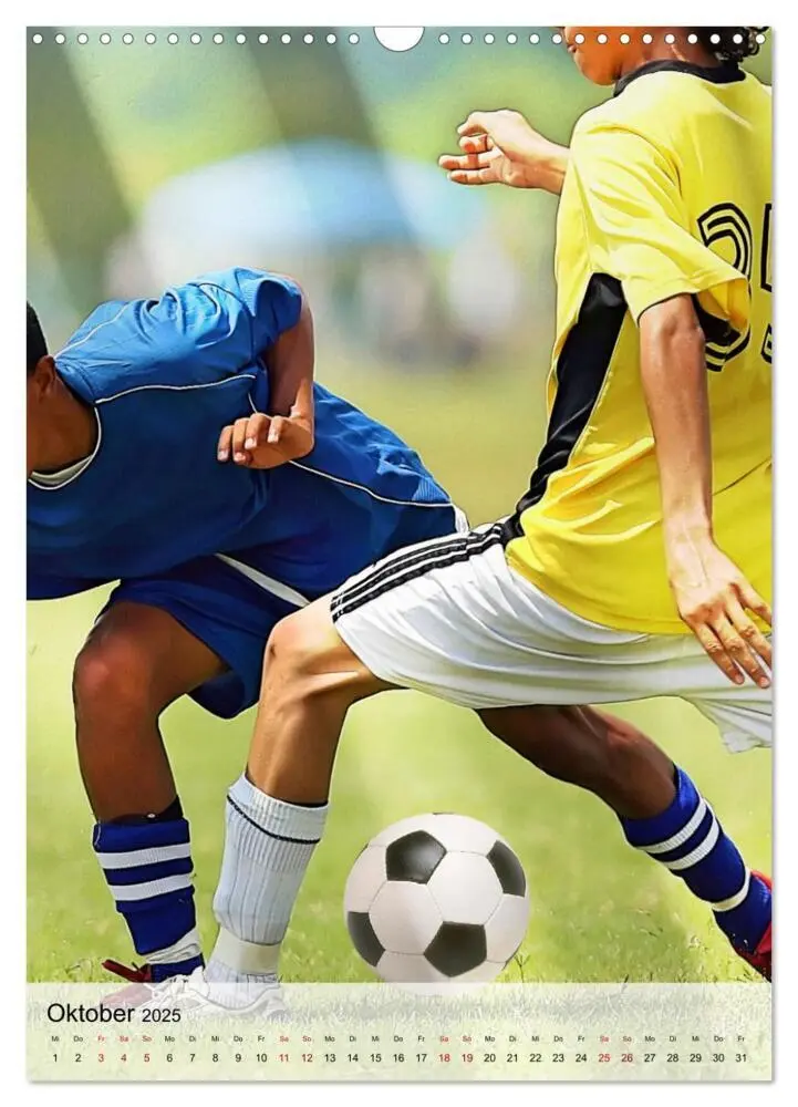 Bild: 9783435891481 | Fußballfieber extrem (Wandkalender 2025 DIN A3 hoch), CALVENDO...