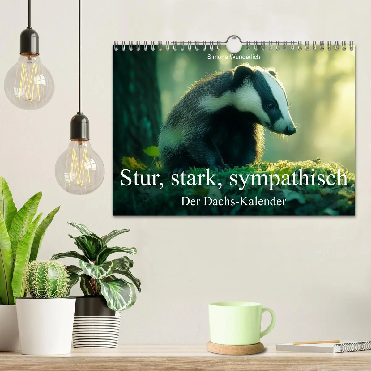 Bild: 9783457291481 | Stur, stark, sympathisch - Der Dachs - Kalender (Wandkalender 2026...